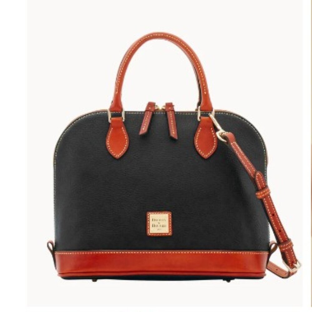 Dooney & Bourke‎ Pebble Grain Leather Zip Zip Satchel